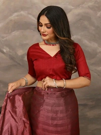 Neha Collection ready to wear Butter Silk saree With Blouse 