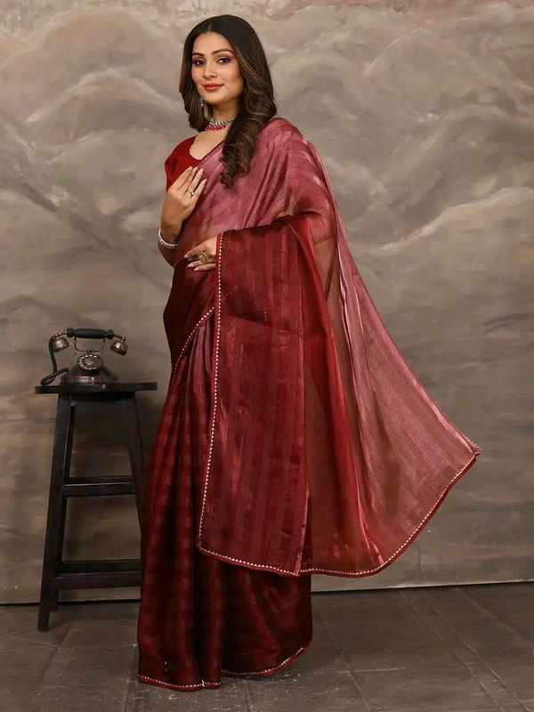 Neha Collection ready to wear Butter Silk saree With Blouse 