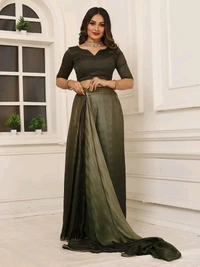 Neha Collection ready to wear Butter Silk saree With Blouse 