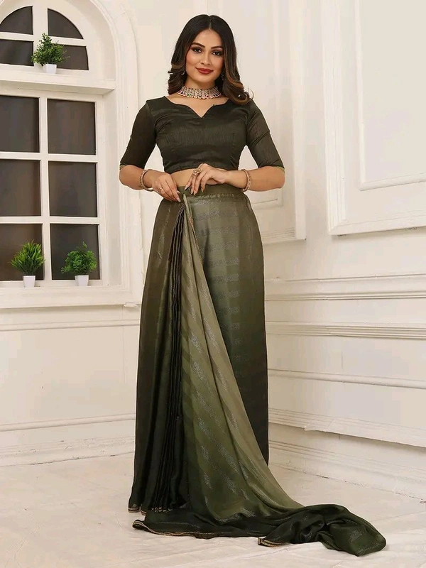 Neha Collection ready to wear Butter Silk saree With Blouse 