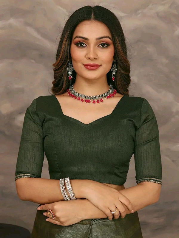 Neha Collection ready to wear Butter Silk saree With Blouse 