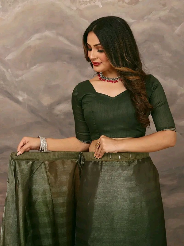 Neha Collection ready to wear Butter Silk saree With Blouse 
