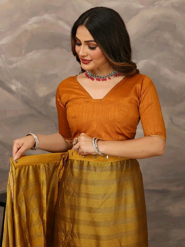 Neha Collection ready to wear Butter Silk saree With Blouse 
