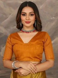 Neha Collection ready to wear Butter Silk saree With Blouse 