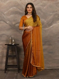 Neha Collection ready to wear Butter Silk saree With Blouse 