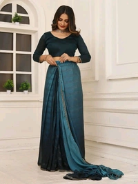 Neha Collection ready to wear Butter Silk saree With Blouse 