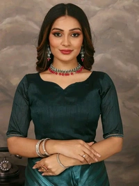 Neha Collection ready to wear Butter Silk saree With Blouse 