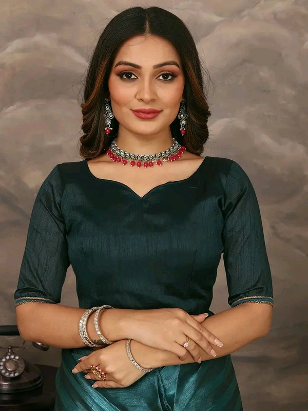 Neha Collection ready to wear Butter Silk saree With Blouse 