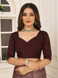 Neha Collection ready to wear Butter Silk saree With Blouse 