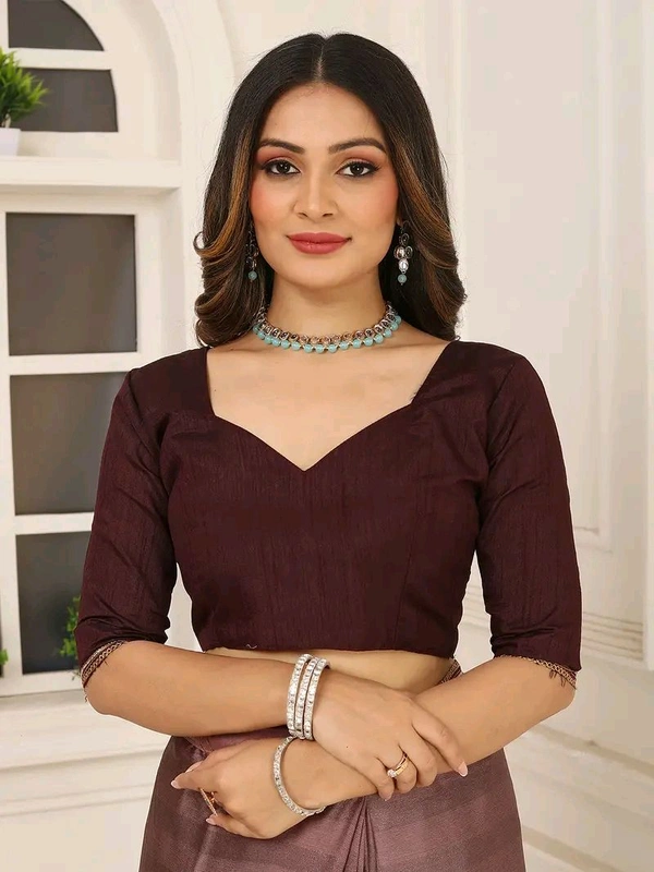 Neha Collection ready to wear Butter Silk saree With Blouse 