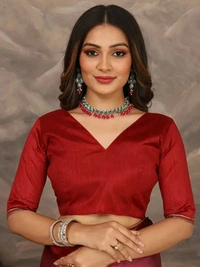 Neha Collection ready to wear Butter Silk saree With Blouse 