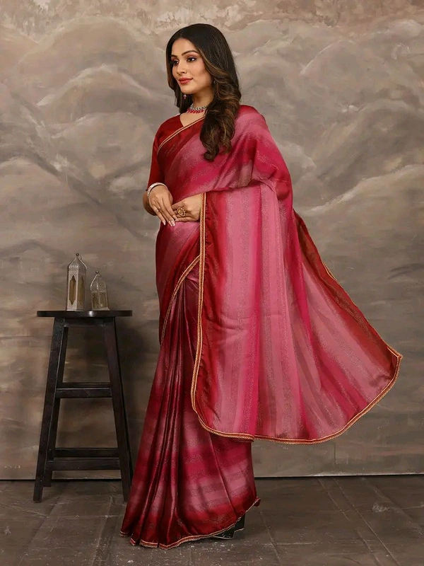 Neha Collection ready to wear Butter Silk saree With Blouse 