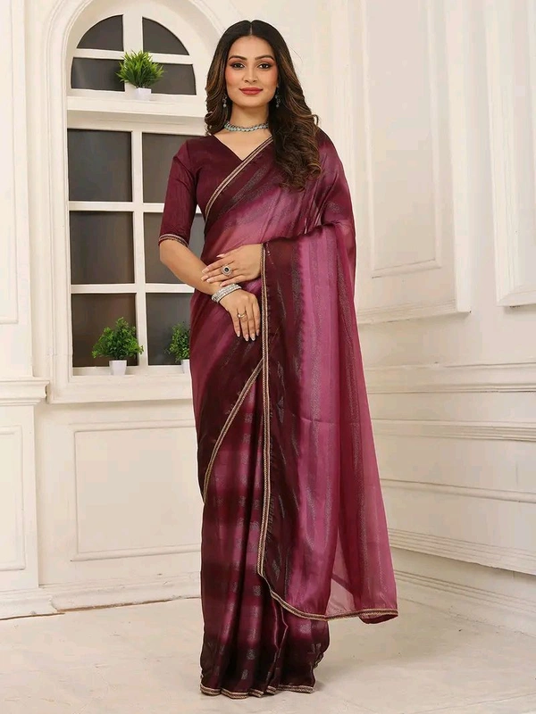 Neha Collection ready to wear Butter Silk saree With Blouse 