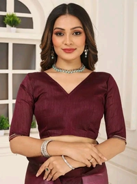 Neha Collection ready to wear Butter Silk saree With Blouse 