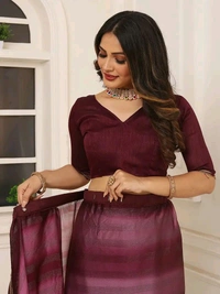 Neha Collection ready to wear Butter Silk saree With Blouse 