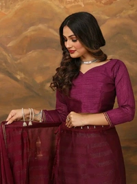 Neha Collection ready to wear Butter Silk saree With Blouse 