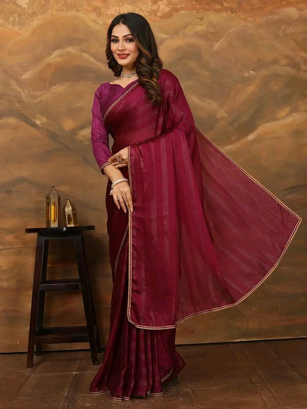 Neha Collection ready to wear Butter Silk saree With Blouse 