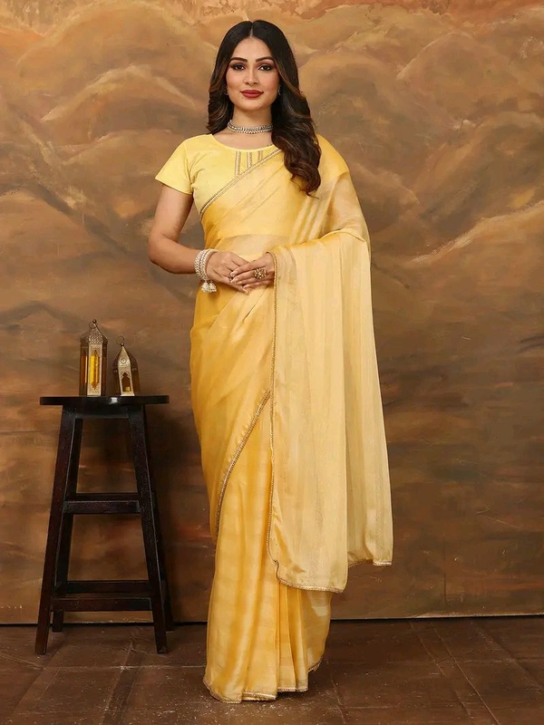 Neha Collection ready to wear Butter Silk saree With Blouse 