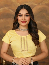 Neha Collection ready to wear Butter Silk saree With Blouse 