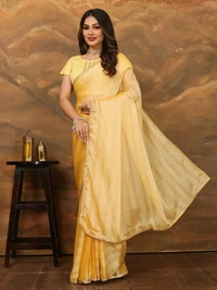 Neha Collection ready to wear Butter Silk saree With Blouse 