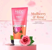 VLCC Mulberry & Rose Facewash - 150 ml (pack of 2)