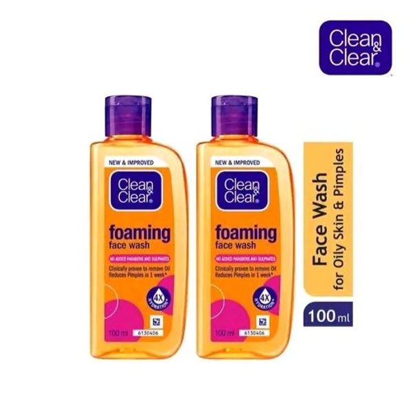 Clean & Clear Aloe Vera Face Wash 100 ml (PACK OF 2)