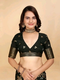 Dola Silk Saree Black Digital Print Dola Silk Saree