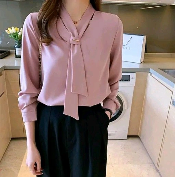 Neha Collection Women Stylish Formal Shirt - Peach, XL