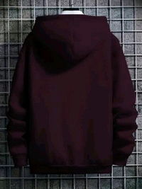 Men's Hooded Neck Purple Sweatshirt | Trendy Hoodie - XXL