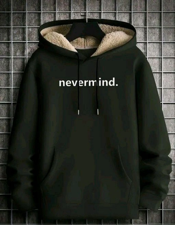 Men's Hooded Neck Sweatshirt | Trendy Hoodie - S, Mehndi