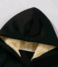 Men's Hooded Neck Sweatshirt | Trendy Hoodie - Black, M