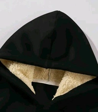 Men's Hooded Neck Sweatshirt | Trendy Hoodie - Black, L