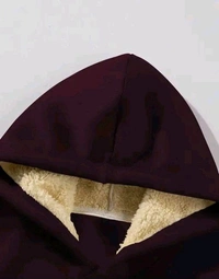 Men's Hooded Neck Sweatshirt | Trendy Hoodie - Maroon, XL