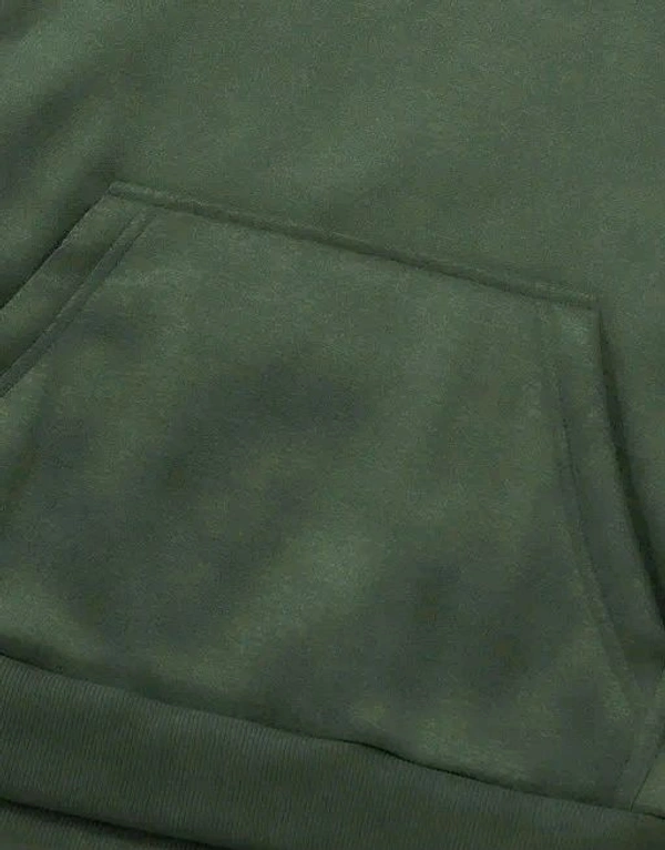 Men's Hooded Neck Sweatshirt | Trendy Hoodie - Green, XXL