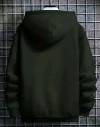 Men's Hooded Neck Sweatshirt | Trendy Hoodie - Mehndi, XXL