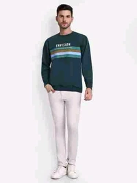 Men Full Sleeve Printed Sweatshirt - L