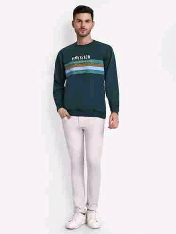 Men Full Sleeve Printed Sweatshirt - L