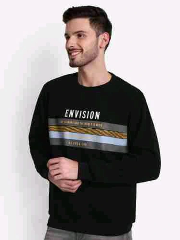 Men Full Sleeve Printed Sweatshirt - L