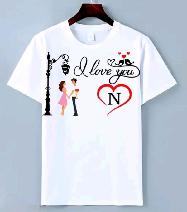 N C Printed Round Neck Cotton T-Shirt - White, L