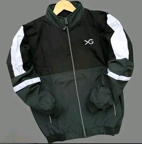 Men's Sporty Windcheater Jacket - Teal, XXL
