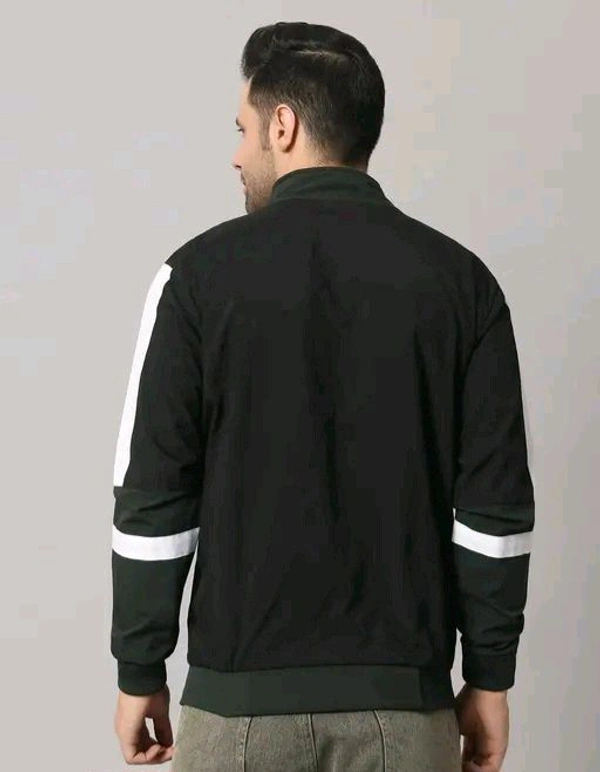 Men's Sporty Windcheater Jacket - Teal, XXL