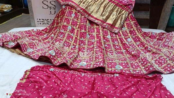 Puja Creation Heavy Handwork Bridal Lehenga Choli With Dupatta 