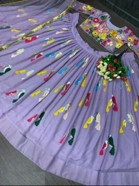 Ralima Machine Ladies Purple Embroidered Lehenga Choli