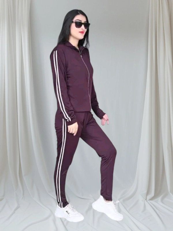 Women's Tracksuit - Purple, XL