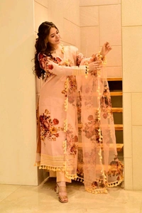 Georgette Daily Wear Salwar Kurti with Dupatta Set | Neha Collection - XXL