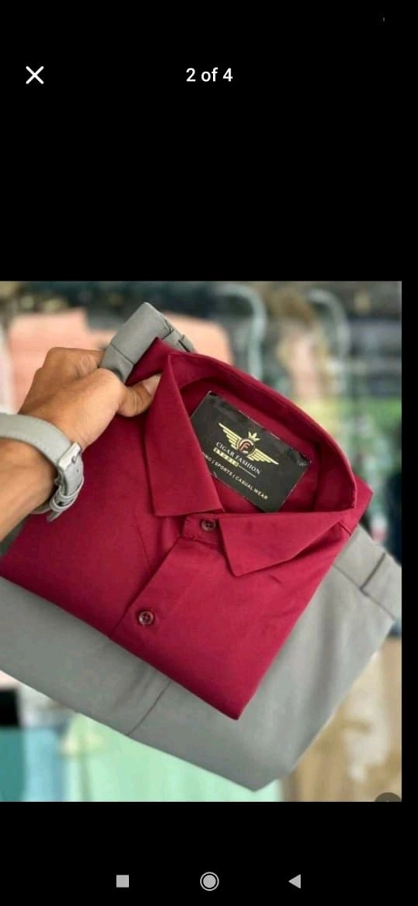 Cotton Shirt And Lycra Pant For Man - L
