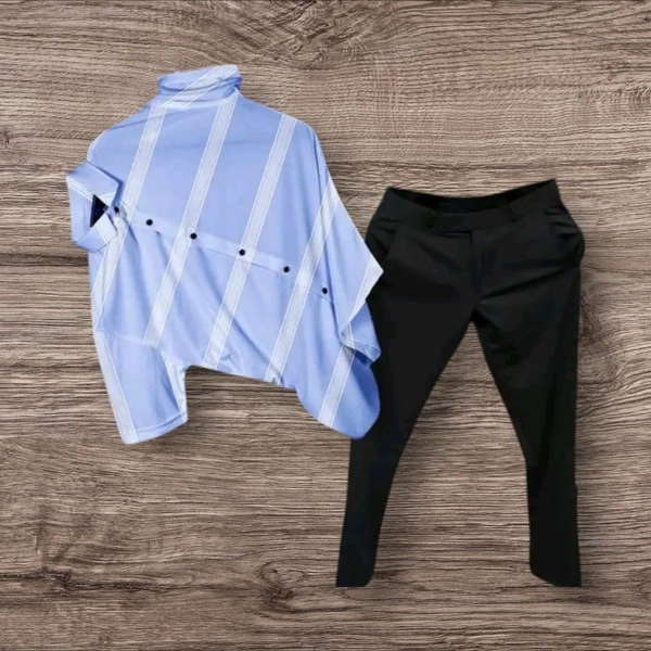 Neha Collection Men's Casual Pant Shirt combo  - XL