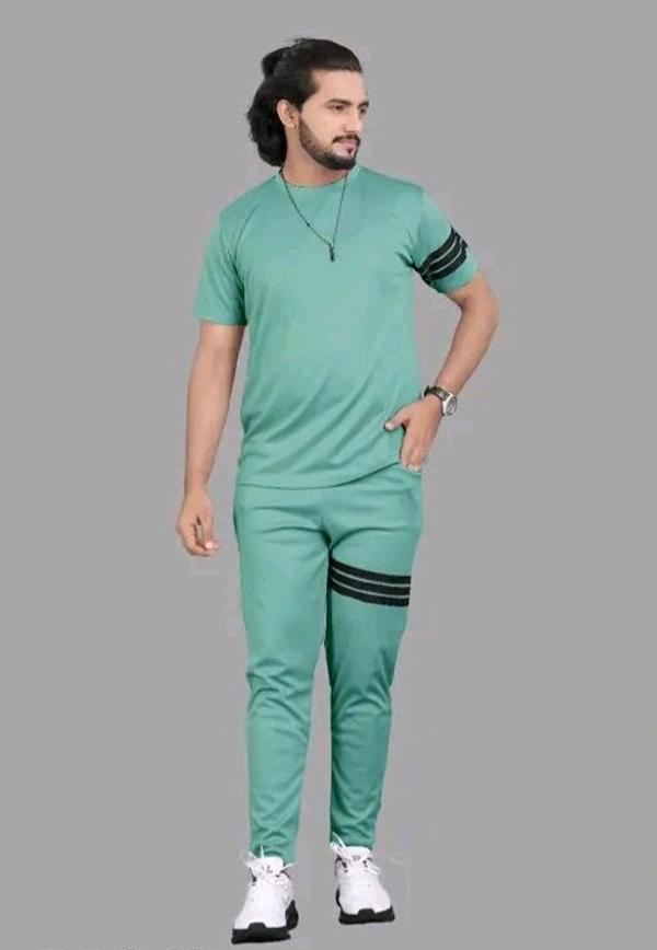 Solid Men Tracksuit – Premium Polyester Fabric for Ultimate Comfort - XL