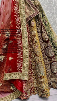 Prayosha Heavy Velvet Designer Lehenga Set with Embroidered Blouse & Softnet Dupatta - XXL