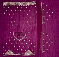 Prayosha Elegant Gadhwal Silk Lehenga Choli with Chinnon Dupatta - Wine, L